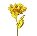 KissDate Romantic Gold Foil Plated Rose Artificial Flower Forever Blooming as Gifts for Her Nice Gifts for Mothers Day.