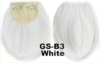 Short Straight Neat Bangs Clip In On Synthetic Hair Extensions