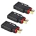 HOOVO Male Deans to Female Tracxas Connector Adapter RC Lipo Battery Adapter Converter(4PCS)
