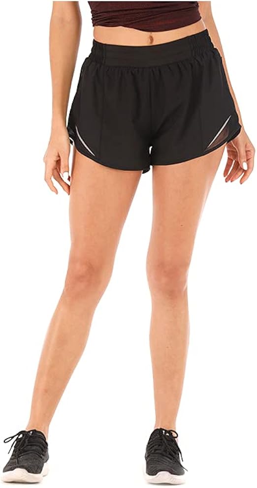 Amazon.com: Womens 2 in 1 Running Shorts Workout Athletic Gym Yoga Shorts with Mesh Edge: Clothing