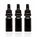 Infinity Jars 10 ML (0.34 Fl oz) UV-Black Glass Tincture Bottle & Dropper Leak‑Proof Travel Vial for Essential Oils, Serums, Micro-Doses, Herbal Extracts Pack 3 Pack
