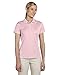 Adidas Women's Performance Rib Knit Collar Polo Shirt, Medium, Tea Rose