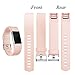 GEAK For Fitbit Charge 2 Bands, Classic Replacement Sport Accessory Strap Bands for Fitbit Charge 2 Large Classic-Pink