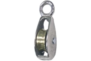 Rope and Cord Single Pack Rigid Eye Wheel Pulley – 1 Inch
