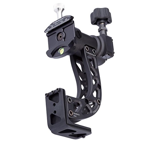 GT1 ProMediaGear Tomahawk Sidekick Gimbal Head Professional Heady Duty for Tripods or Monopods Arca-Swiss type base Quick Release