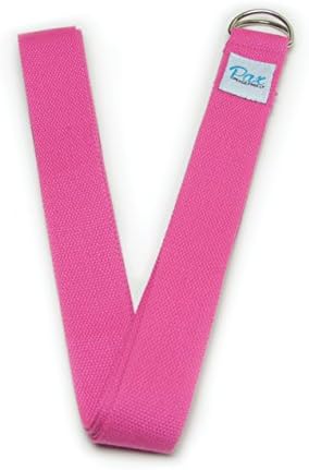 Paxfreely Stretching Strap for Rehabilitation, yoga, physical therapy, warmup, Pilates and Barre Stretching- Reach poses and hit your goals with the 8 Foot Cotton Strap comes in (3 Colors)