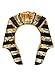 elope King Tut Egyptian Costume Headband Headpiece for Adults and Kids