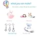 Baby Silicone Teether Beads BPA Free Food Grade Pacifier Clip Teething Beads Grey and White Series DIY Jewelry Chewable Nursing Necklace Accessories