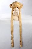 Adult Long Golden Blonde Sailor Moon Sailormoon Braided Cosplay Wigs