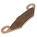 ECCPP FA159 Brake Pads Front and Rear Sintered Replacement Brake Pads Kits Fit for 2014 Polaris RZR 800,2014 Polaris RZR S 800