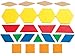 Dowling DO-732100 Magnets Foam Fun Magnet Pattern Blocks,Red/Blue/Yellow/green/Orange/Tan