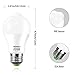 HEKEE Motion Sensor LED Light Bulb 9W A19 PIR Built-in IR 60W Equivalent Bright 900 Lumens E26 Base Warm White Bulbs (2 Packs)