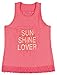 Pulla Bulla Big Girl Lace Tank Top Teen Graphic Sleeveless Tee Size 8 Berry