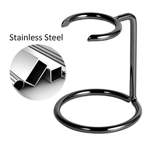 Shave Brush Stand Stainless Steel for Badger Shaving Brushes Holder Height 2.8inch/7cm Space Saver for Men