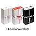 Your Gatherings - 2 Pack Gift Boxes with Magnetic Closure - Collapsible Box Set Include Tissue Paper and Velvet Ribbons, Box Folds Flat for Birthday, Wedding, Baby Shower Gifts (12x8x4, White/Red)