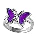 FOECBIR Mother's Day Gifts for Daughter Gift from Mom Mood Ring Can Change The Color And Adjustable The Size Of The Decorations (Butterfly)