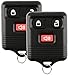 Discount Keyless Replacement Keyless Entry Car Remote Control Key Fob Compatible with Ford Lincoln Mercury (2 Pack)