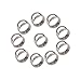 Pixnor Bottle Opener Ring Lightweight Stainless Steel Pack of 10