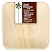 Simply Greenware Palm Leaf Plates 6 Inch | 25 Count | Sturdy & Premium Quality Square Plates | 100% Compostable Disposable & Better than Paper Plates | Salads Appetizer Snacks Weddings Camping Luau !