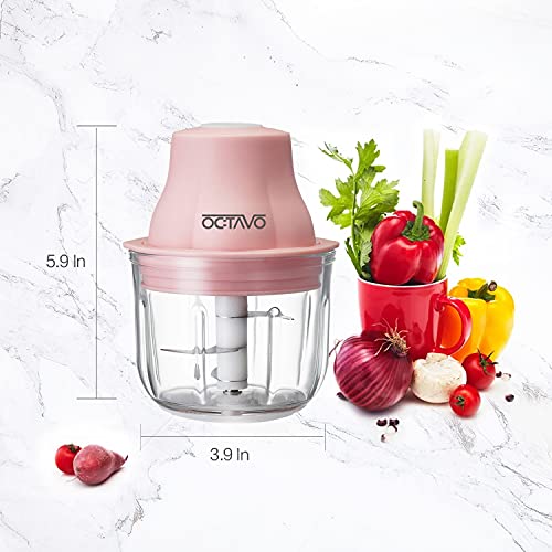 Electric Mini Garlic Chopper, OCTAVO 45W Food Processor Portable