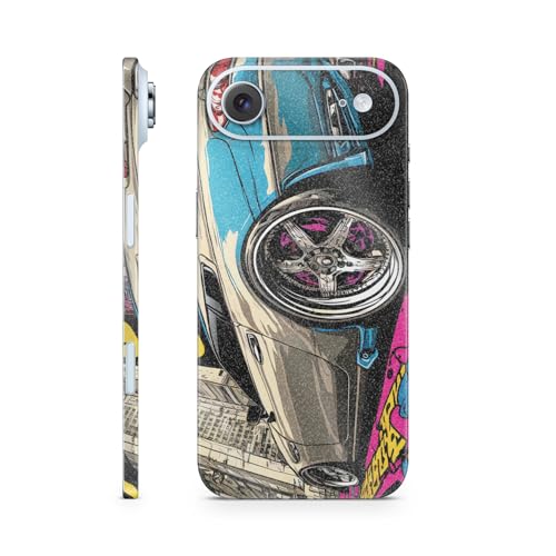 Glossy Glitter Phone Skin Compatible with Apple iPhone Air - Street Racer - Pre…