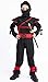 Stealth Ninja Costume for Boys/Girls Role Play (S(Height:32