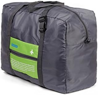 Foldable Lightweight Duffle Bag Waterproof Travel Storage Luggage Tote Bag for Women and Men (grees)