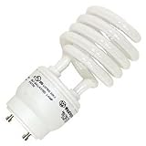 (6) 23 Watt =100W Cool White CFL Compact Fluorescent Light Bulb Spiral GU24 Base