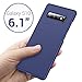 TORRAS Slim Fit Galaxy S10 Case, Ultra Thin Hard Plastic Full Protection Matte Finish Grip Phone Cover Case for Samsung Galaxy S10, Navy Blue