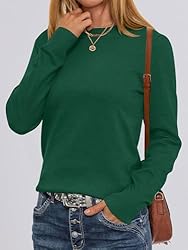 ANRABESS Women's Long Sleeve Crewneck Classic 2024