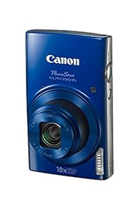 Canon PowerShot ELPH 190 Digital Camera w/10x Optical Zoom and Image Stabilization - Wi-Fi & NFC Enabled (Blue)