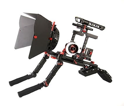 came-tv jaula para cámara réflex digital con agarre de mano hombro ...