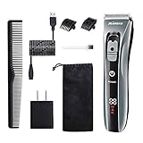 MARSKE Hair Clippers for men Cordless Hair Trimmer Beard Trimmer For Men Professional Hair Cutting Kit Shaver USB Rechargeable Hair Cutting Machine for Adult,Men and Kids