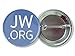 JW.ORG Pinback Buttons - 1.5 Inch Round JW buttons for Jehovah’s Witnesses- Pack of 25