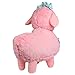 KSB 17.7'' Pink Alpacasso Amuse Alpaca Plush Toy , Cafe Waiters and Maids Sheep Doll For Children Kids Best Birthday Gifts Over 1 Years