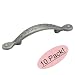 Amerock BP1580-WN Inspirations Leaf Weathered Nickel Cabinet Hardware Handle Pull - 3" Hole Centers, 10 Pack