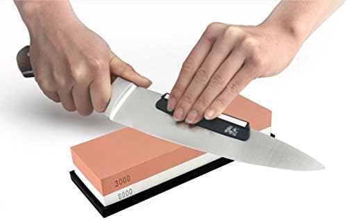 Double-Sided Water Stone Knife Sharpener Sharpening Dual Whetstone (3000/8000)