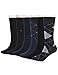 Argyle Patterned Casual Business Long Crew Dress Socks for Men 6 Pack
