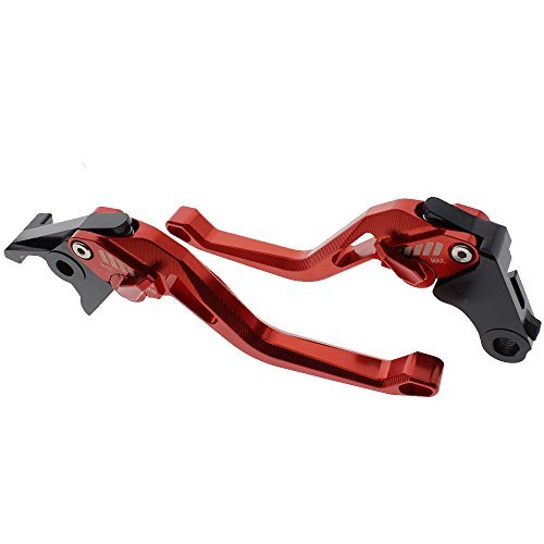FXCNC Motorcycle 3D New Rhombus Hollow Adjustable CNC Brake Clutch Levers Set Pair fit for Kawasaki NINJA 250R 2008-2012, NINJA 300R/Z300 (w & w/o ABS) 2013-2017,NINJA 300 ABS 2014 - Thumbnail 6