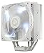 Enermax ETS-T40 Fit Outstanding Cooling Performance CPU Cooler 200W Intel/AMD 120mm Dual Cluster Fans Included, LED Fan - White, ETS-T40F-W