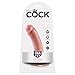 Pipedream King Cock Dildo, Flesh, 6 Inch