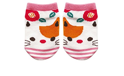 Shinobiya Japanese Baby Socks Neko - Thumbnail 2