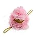 SIFAN Handmade First Birthday Hats for Baby Shower, Girls and Adults, Gold/Pink