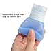 Oursunshine Travel Bottles,Leakproof Silicone Refillable Travel Containers,Squeezable Travel Tube Sets Cosmetic Toiletry Containers for Shampoo Lotion Soap (3oz or 2oz)
