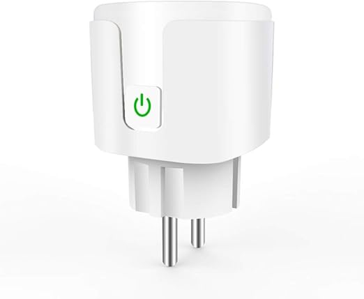 Smart Plug Buchse EU 16A 24 GHz WiFi Smart Plug Buchse Timing  Sprachsteuerung Steckdosenfernbedienung Haushaltsgerte Kompatibel mit Alexa Google Home kein Power Monitor