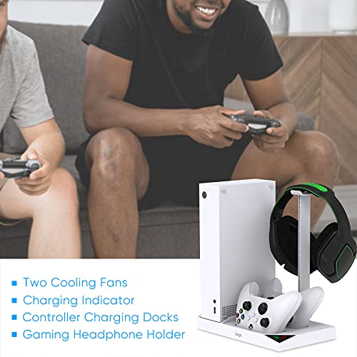 Cooling Fan Stand Compatible with Xbox Series S with 1400mAh