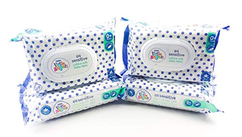Asda Little Angels Bundle Pack Of X4 Sensitive Baby Wipes