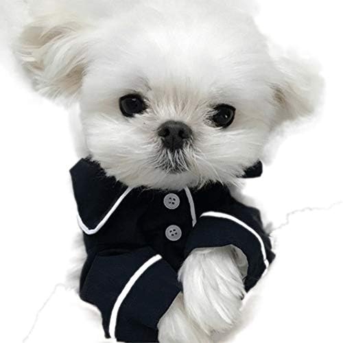 Pet Sleepwear, Shirt Dog Pajama, Pet Clothing Lapel and Button Design, Pet Sleepwear For Small and Medium Sized Dogs, S-XXL