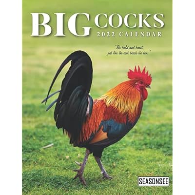 Big Cocks Calendar 2022: Gifts for Friends and Family with 18-month Monthly Calendar in 8.5x11 inch Paperback &ndash; April 27, 2021