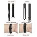 ZEROFIRE Bands Compatible with Fitbit Alta HR and Fitbit Alta (4 Pack), Replacement Sport Wristbands with Secure Metal Buckle for Fitbit Alta/Fitbit Alta HR/Fitbit Ace, Small Large